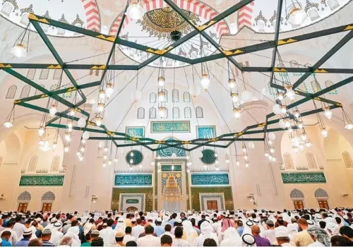 Sharjah Mosque inside