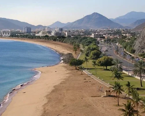 khorfakkan beach view